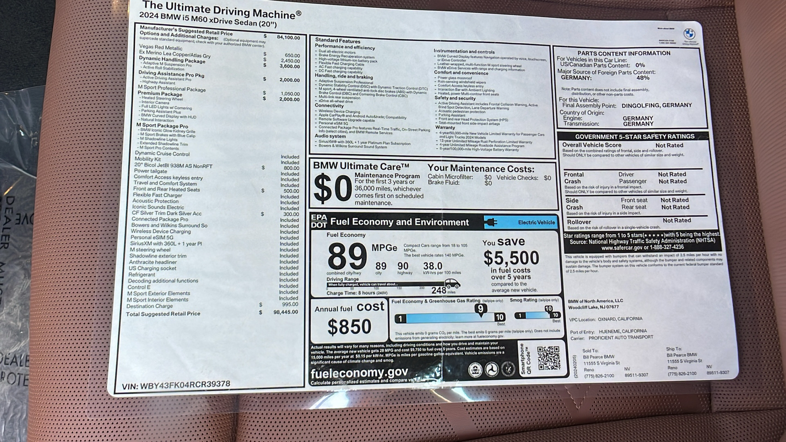 2024 BMW i5 M60 14