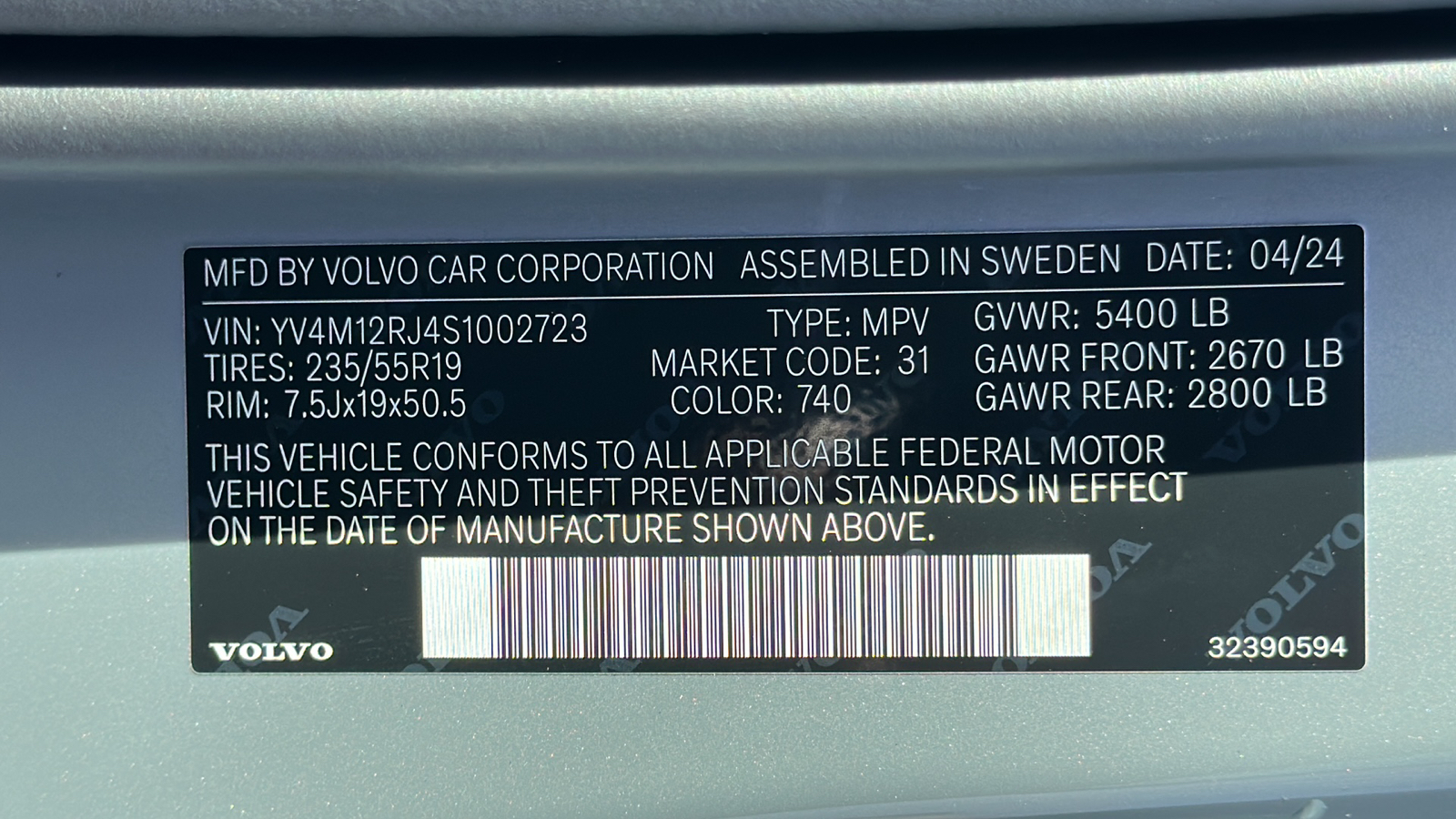 2025 Volvo XC60 Core 21